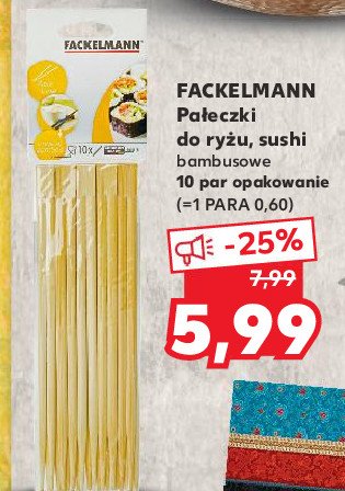 Pałeczki Fackelmann promocje