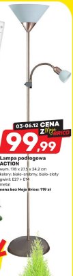 Lampa podłogowa ACTION promocja w Bricomarche