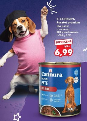 Pasztet premium dla psów z wołowiną promocja w Kaufland