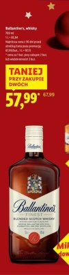 Whisky Ballantine's 10 yo promocja w Lidl