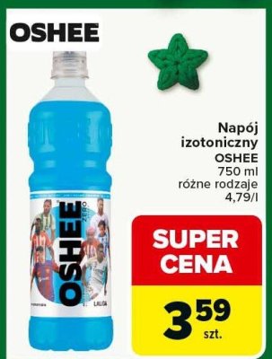 Napój izotoniczny Oshee 750 ml różne rodzaje promocja w Carrefour Market