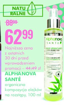 Olejek na rozst臋py ALPHANOVA SANTE promocja