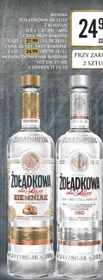 Wódka Żołądkowa De Luxe ziemniak  0.5 l promocja w Dino