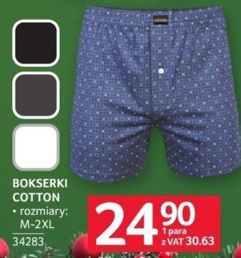 Bokserki Cotton promocja w Selgros