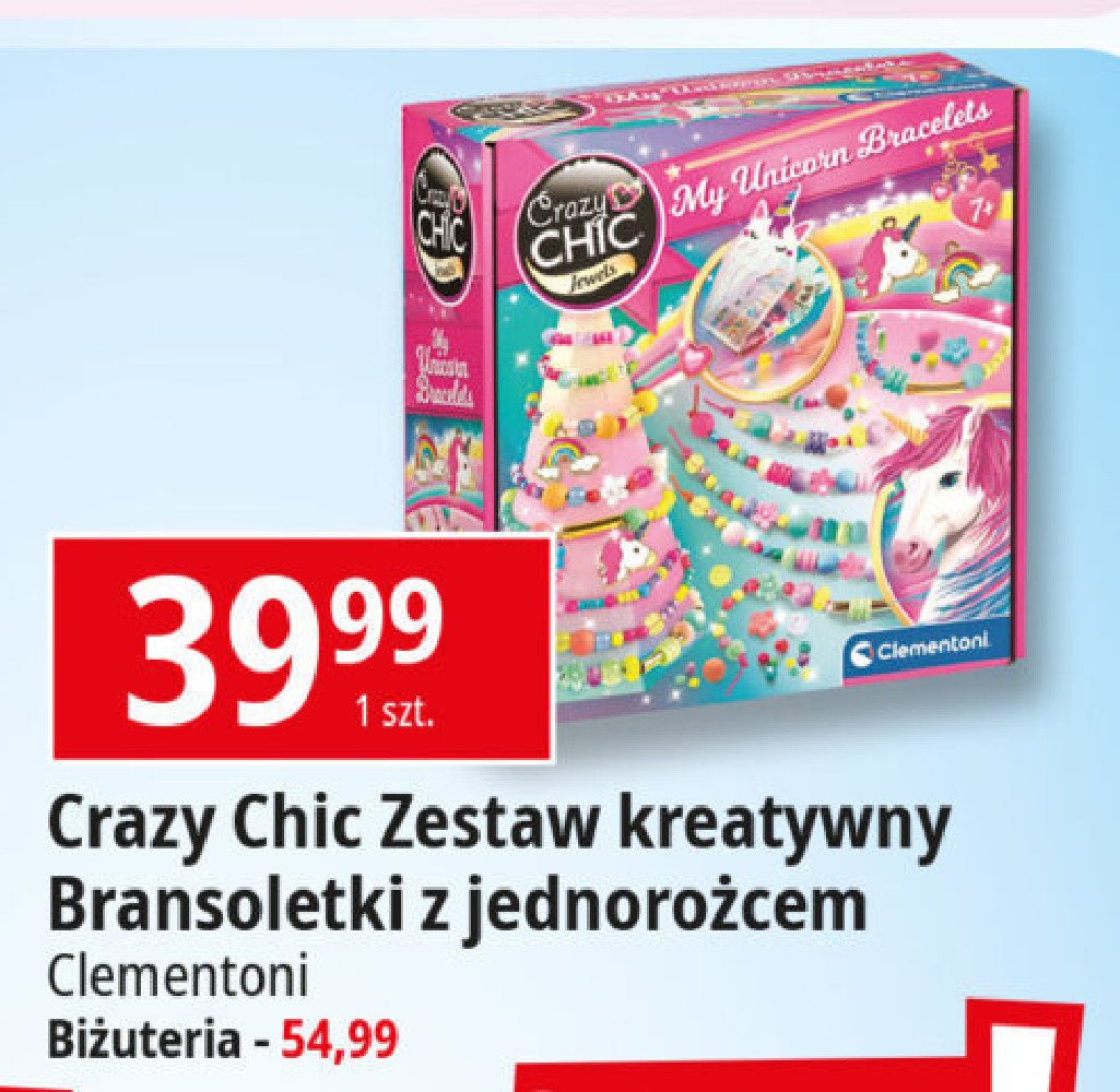 Zestaw crazy chic do bransolet Clementoni promocja