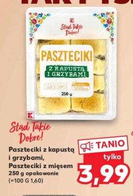 Paszteciki z kapustą i grzybami K-classic stąd takie dobre! promocja