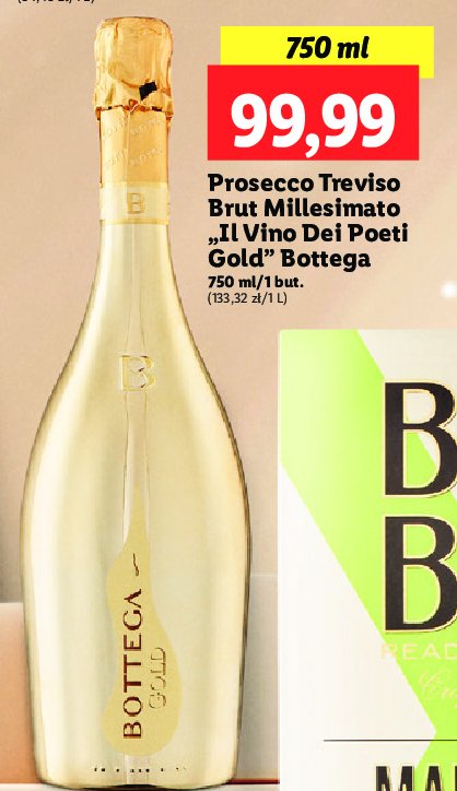 Wino BOTTEGA PROSECCO GOLD promocja