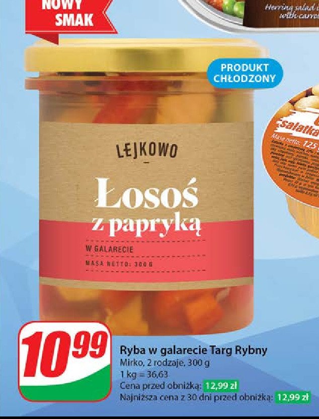 Łosoś z papryką w galarecie Lejkowo promocja