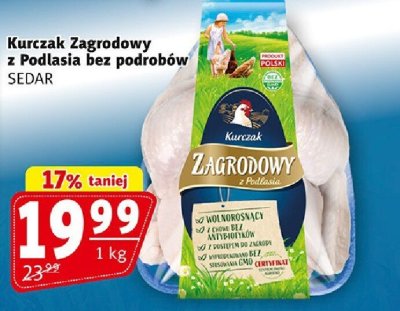 Kurczak Zagrodowy z Podlasia bez podrobów SEDAR promocja w Prim Market
