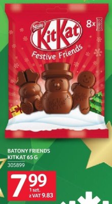 Batony Kit Kat Festive Friends promocja w Selgros