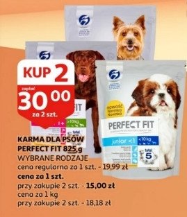 Karma dla psa junior xs/s Perfect fit promocja