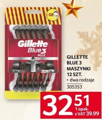 Maszynki Gillette Blue 3 12 szt. promocja w Selgros