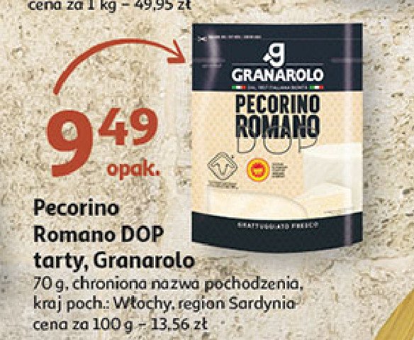 Ser pecorino romano GRANAROLO promocja