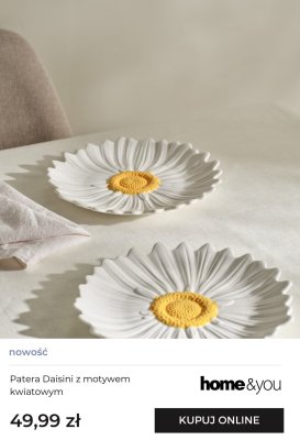 Patera Daisini z motywem kwiatowym promocja w home&you