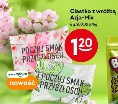 Ciastko z wróżbą Azja-Mix promocja w Żabka