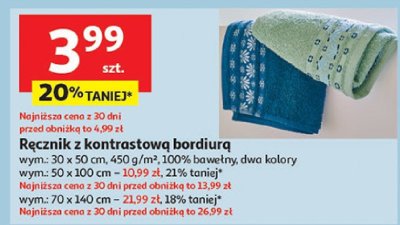 Ręcznik promocja w Auchan
