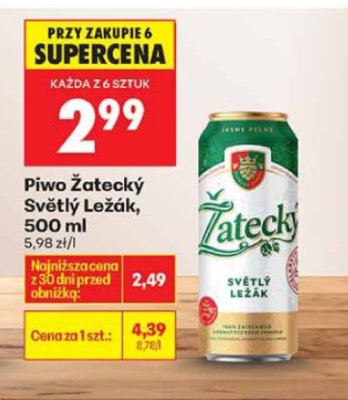 Piwo promocja w Biedronka