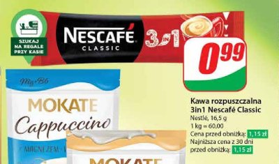 Kawa Nescafe 3in1 classic promocja
