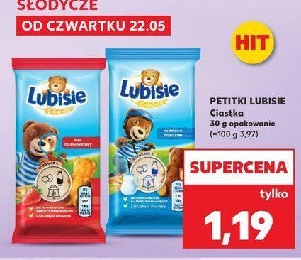 Ciastka mleczne Lu promocja