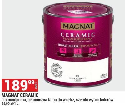 Farba Magnat Ceramic promocja w Merkury Market