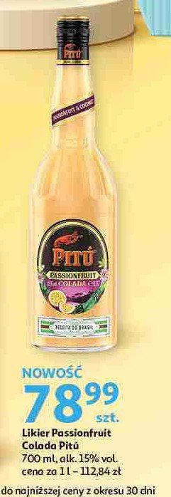 Likier 15% Pitu passionfruit colada promocja