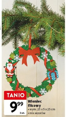 Wieniec filcowy promocja w Intermarche