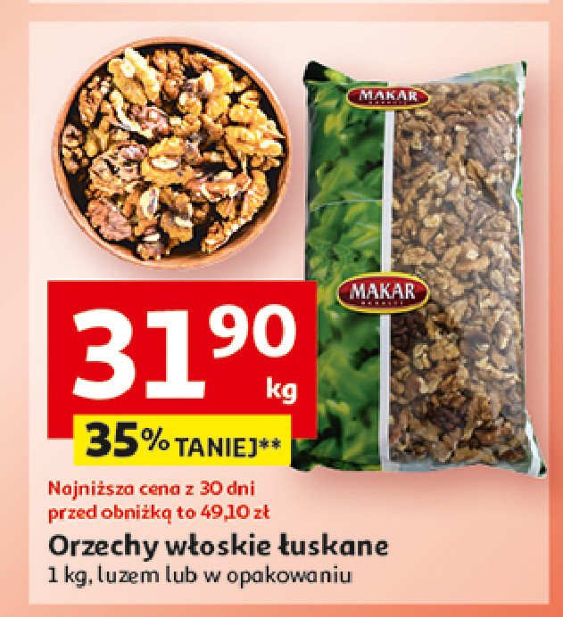 Orzechy włoskie w łuskane Makar promocja