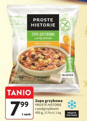 Zupa grzybowa PROSTE HISTORIE z podgrzybkami promocja w Intermarche