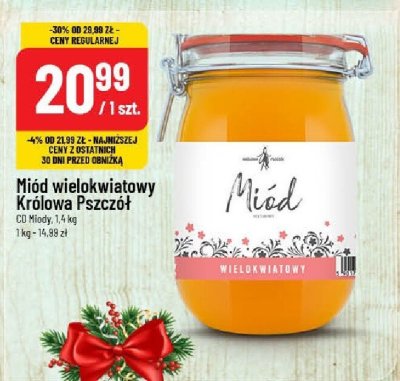 Miód wielokwiatowy Królowa Pszczół CD Miody promocja w POLOmarket