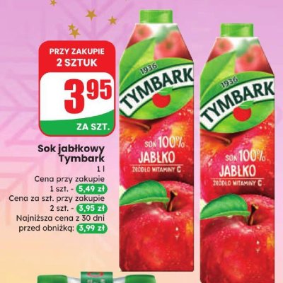 Sok jabłkowy  promocja w Dino