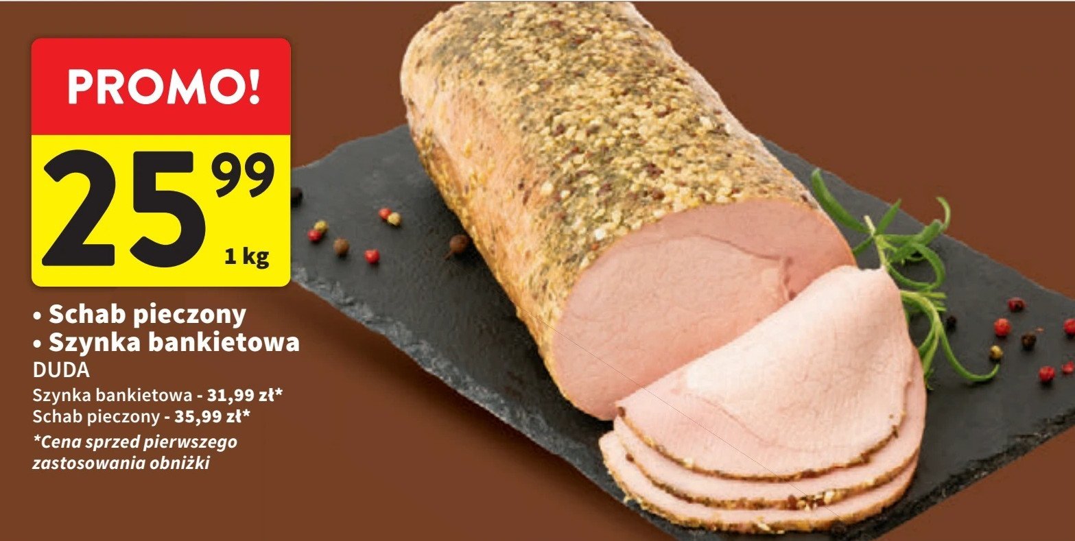 Schab pieczony Silesia duda promocja w Intermarche