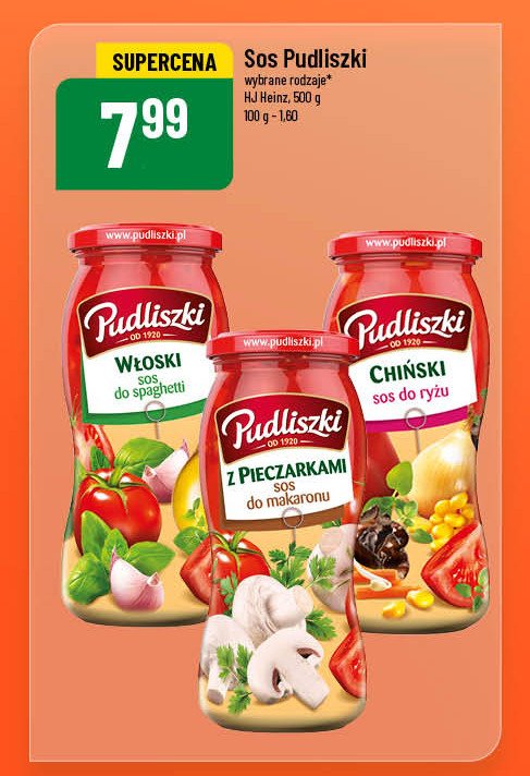 Sos do spaghetti włoski Pudliszki promocja