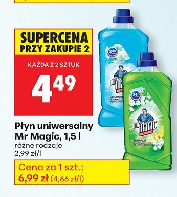 Płyn uniwersalny Mr Magic, 1,5 l promocja w Biedronka