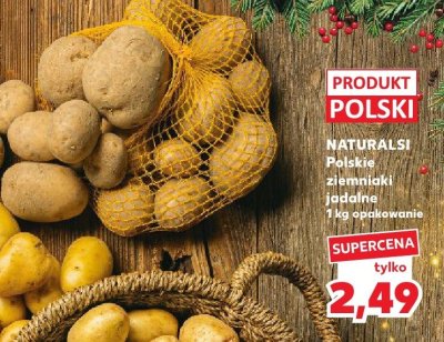 Ziemniaki NATURALSI polskie jadalne 1 kg promocja w Kaufland