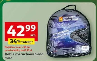 Kable rozruchowe Sena 400 A promocja w Auchan