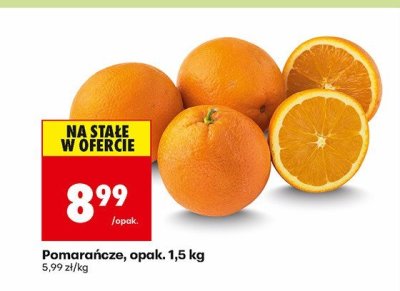 Pomarańcze, opak. 1,5 kg promocja w Biedronka