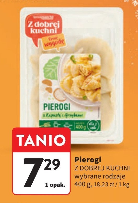 Pierogi z kapustą i grzybami Z dobrej kuchni promocja w Intermarche