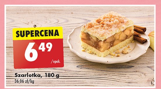 Szarlotka promocja w Stokrotka