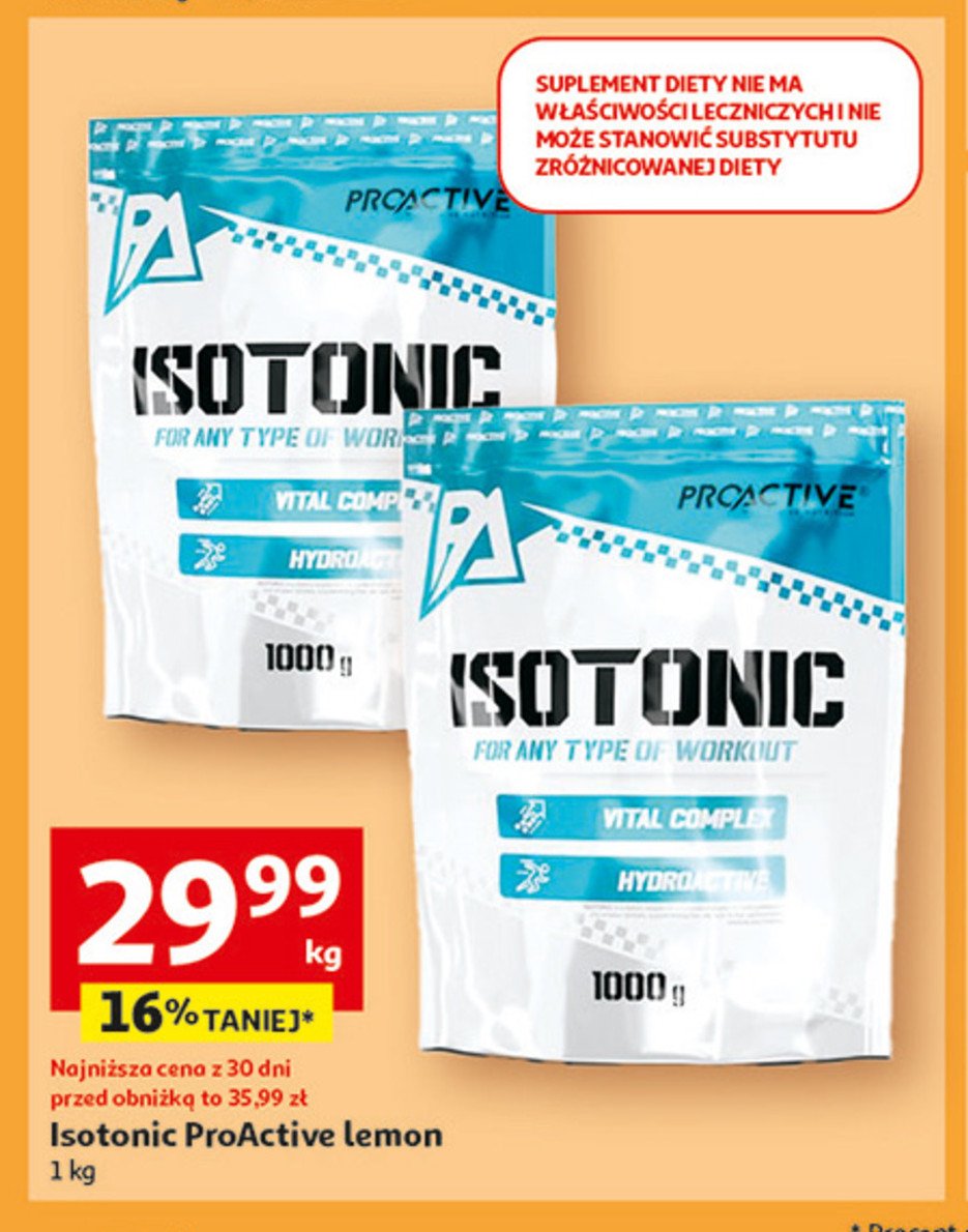 Isotonic Proactive promocja w Auchan