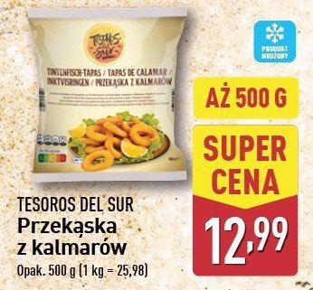 Przekąska z kalamrów TESOROS DEL SUR promocja w Aldi