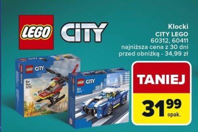 Klocki LEGO CITY LEGO 60312, 60411 promocja w Carrefour