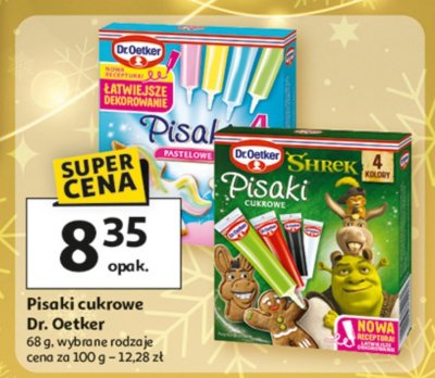 Pisaki cukrowe Dr. Oetker promocja w Auchan