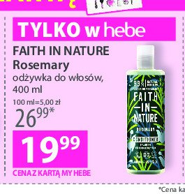 Odżywka do włosów rosemary Faith in nature promocja