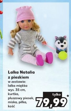 Lalka natalia z pieskiem promocja