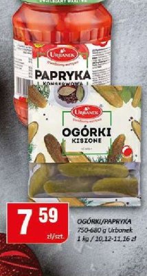 Ogórki kiszone Urbánek promocja w Chorten