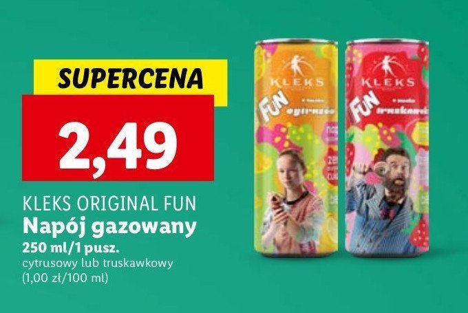 Napój cytrusowy kleks KRYNICA VITAMIN promocja