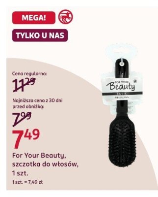 Szczotka do włosów, 1 szt. promocja w Rossmann
