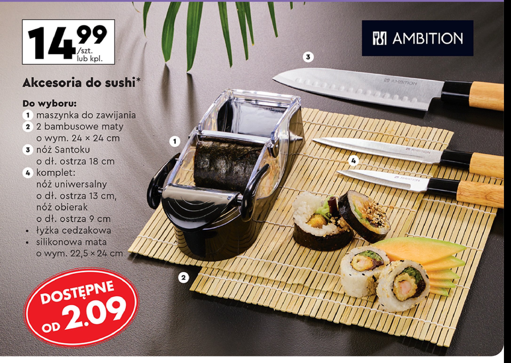 Maszynka do zawijania sushi Ambition promocja