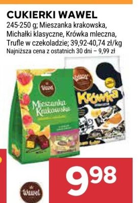 Cukierki Wawel różne rodzaje promocja w Stokrotka