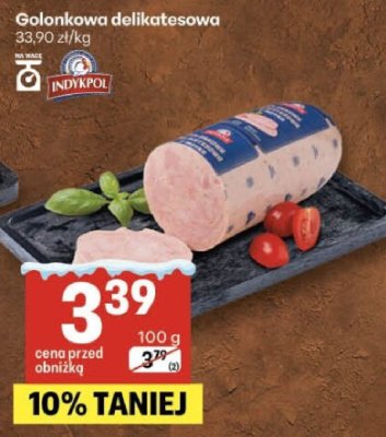 Golonkowa delikatesowa Indykpol promocja w Delikatesy Centrum
